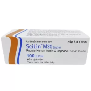 Dung dịch tiêm trị bệnh đái tháo đường Scilin M30 100IU/ml