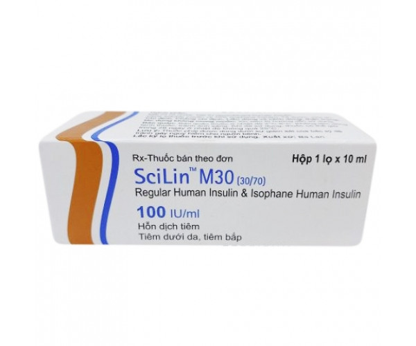 Thuốc trị bệnh đái tháo đường Scilin M30 100IU/ml