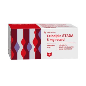 Thuốc trị cao huyết áp Felodipin Stella 5mg retard (10 vỉ x 10 viên/hộp)