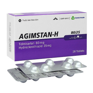 Thuốc trị cao huyết áp Agimstan-H ( 4 vỉ x 7 viên/hộp)