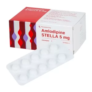 Amlodipine Stella 5mg (10 vỉ x 10 viên/hộp)