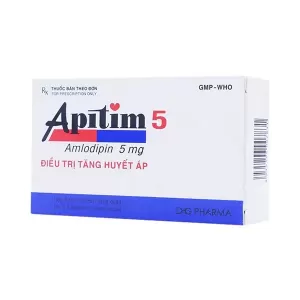 Apitim 5mg (3 vỉ x 10 viên/hộp)