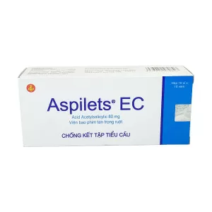 Aspilets EC (10 vỉ x 10 viên/hộp)