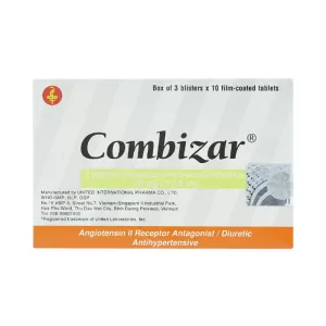 Combizar 50mg/12.5mg (3 vỉ x 10 viên/hộp)