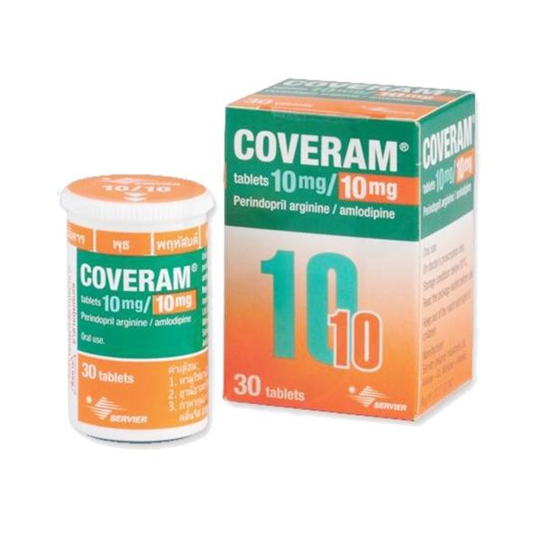 Thuốc điều trị cao huyết áp Coveram 10mg/10mg (30 viên/chai)