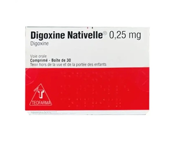 Thuốc điều trị suy tim sung huyết Digoxine Nativelle 0.25mg (30 viên/hộp)