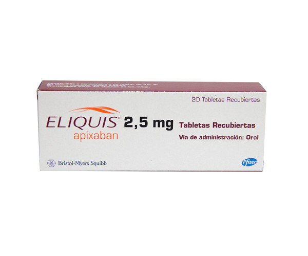Thuốc chống đông Eliquis 2.5mg (2 vỉ x 10 viên/hộp)