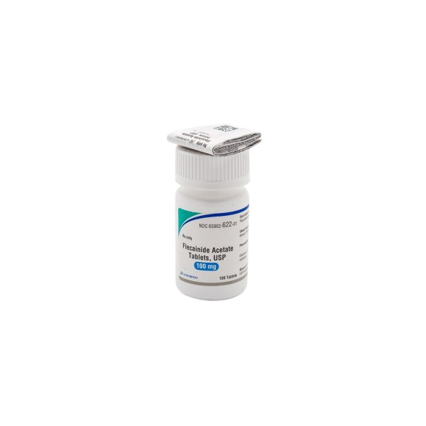 Thuốc phòng và điều trị loạn nhịp tim Flecainide acetate tablets 100mg Aurobindo (100 viên/lọ)