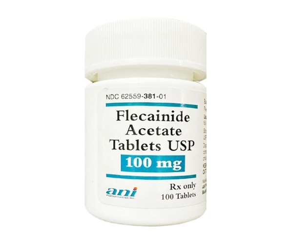 Thuốc phòng và điều trị loạn nhịp tim Flecainide acetate tablets 100mg Ani (100 viên/lọ)