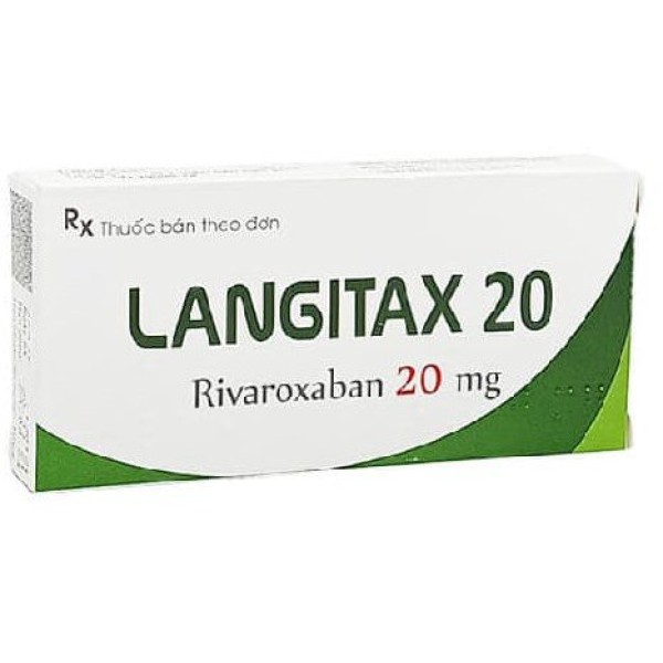 Thuốc chống đông Langitax 20mg (2 vỉ x 7 viên/hộp)