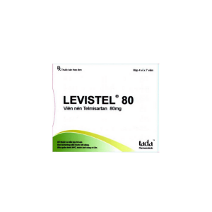Thuốc điều trị cao huyết áp Levistel 80mg (4 vỉ x 7 viên/hộp)