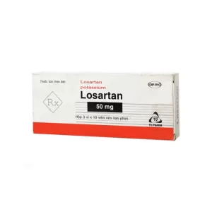 Losartan 50mg Tv.Pharm (3 vỉ x 10 viên/hộp)