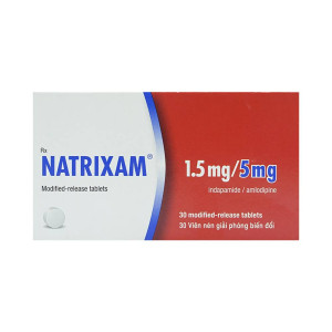 Thuốc điều trị tăng huyết áp Natrixam 1.5mg/5mg (6 vỉ x 5 viên/hộp)