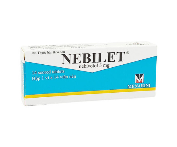 Thuốc trị cao huyết áp Nebilet 5mg (14 viên/hộp)