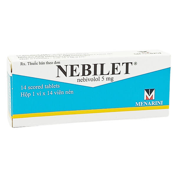 Thuốc trị cao huyết áp Nebilet 5mg (14 viên/hộp)