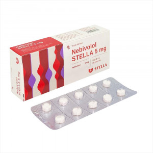 Thuốc điều trị cao huyết áp Nebivolol Stella 5mg (3 vỉ x 10 viên/hộp)