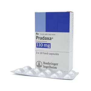 Thuốc phòng ngừa tai biến, đột quỵ Pradaxa 110mg (3 vỉ x 10 viên/hộp)