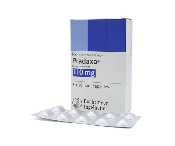 Thuốc phòng ngừa tai biến, đột quỵ Pradaxa 110mg (3 vỉ x 10 viên/hộp)
