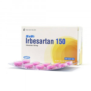 Thuốc trị cao huyết áp Savi Irbesartan 150mg (3 vỉ x 10 viên/hộp)