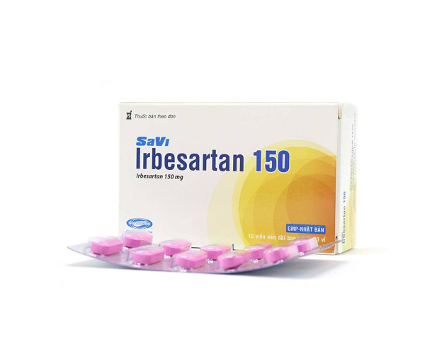 Thuốc trị cao huyết áp Savi Irbesartan 150mg (3 vỉ x 10 viên/hộp)