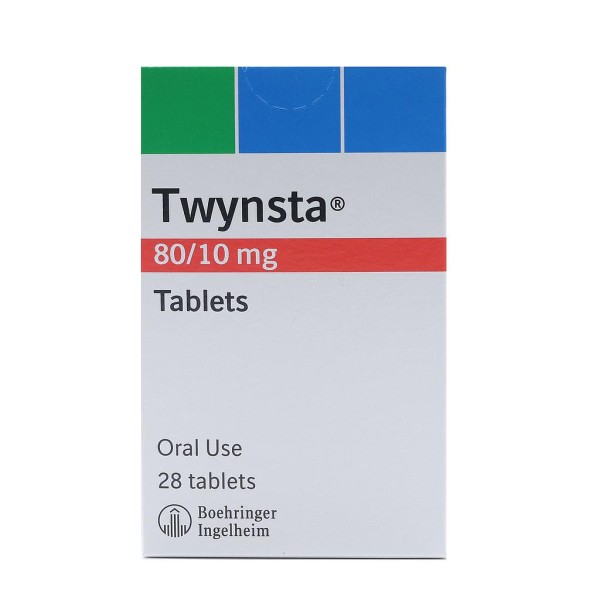 Thuốc điều trị huyết áp Twynsta 80/10mg (4 vỉ x 7 viên/hộp)