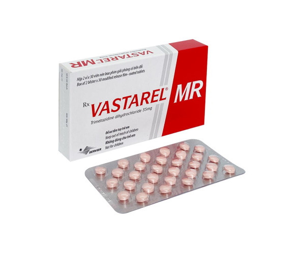 Thuốc trị đau thắt ngực Vastarel Mr 35mg (2 vỉ x 30 viên/hộp)
