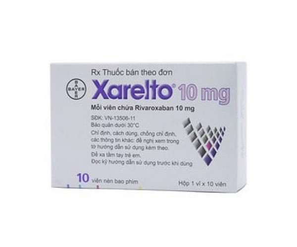 Thuốc chống đông Xarelto 10mg (10 viên/hộp)