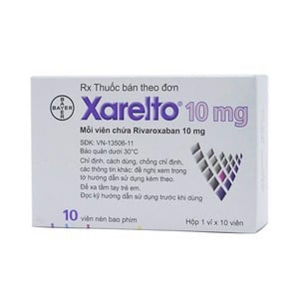 Thuốc chống đông Xarelto 10mg (10 viên/hộp)