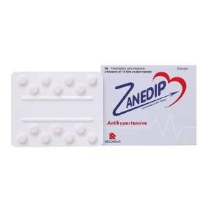 Zanedip 10 (2 vỉ x 14 viên/hộp)