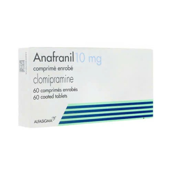 Thuốc chống trầm cảm Anafranil 10mg (60 viên/hộp)