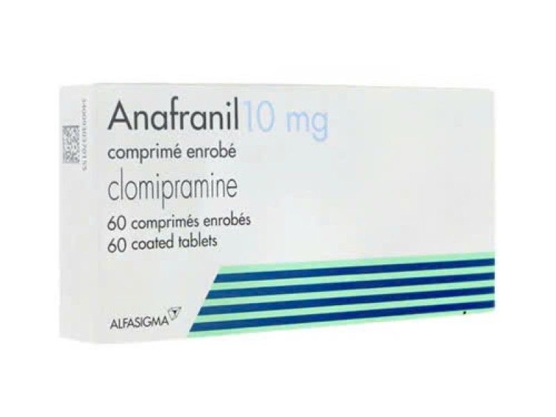 Thuốc chống trầm cảm Anafranil 10mg (60 viên/hộp)
