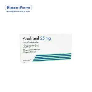 Thuốc chống trầm cảm Anafranil 25mg (5 vỉ x 10 viên/hộp)