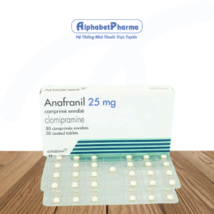 Thuốc chống trầm cảm Anafranil 25mg (5 vỉ x 10 viên/hộp)