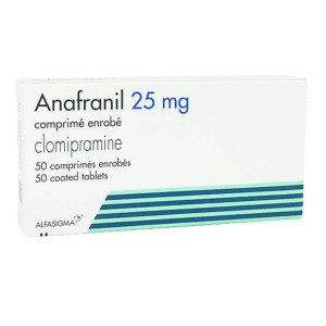 Thuốc chống trầm cảm Anafranil 25mg (5 vỉ x 10 viên/hộp)