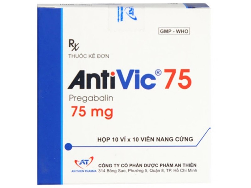 Thuốc điều trị đau thần kinh Antivic 75 (10 vỉ x 10 viên/hộp)