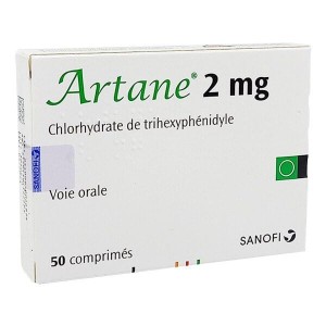 Thuốc trị Parkinson Artane 2mg (50 viên/hộp)