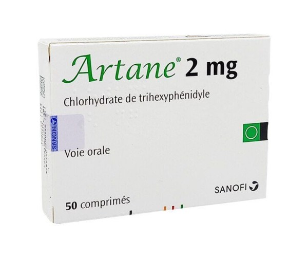 Thuốc trị Parkinson Artane 2mg (50 viên/hộp)