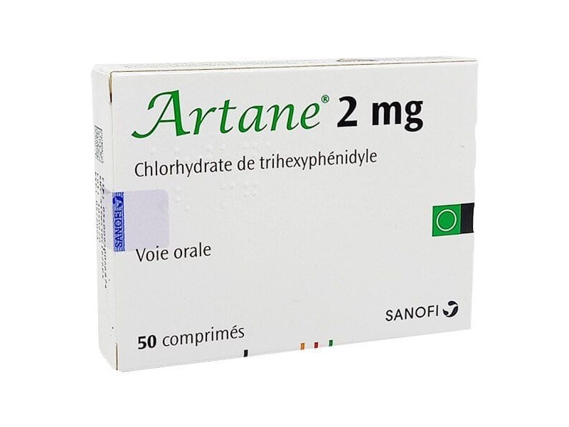 Thuốc trị Parkinson Artane 2mg (50 viên/hộp)