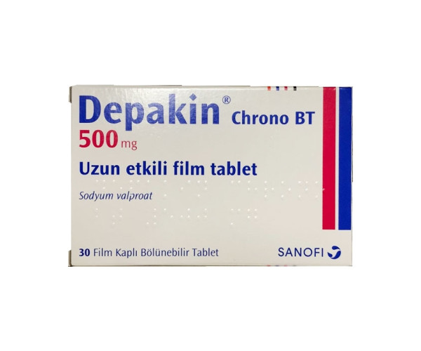 Thuốc trị động kinh Depakine Chrono BT 500mg (30 viên/hộp)