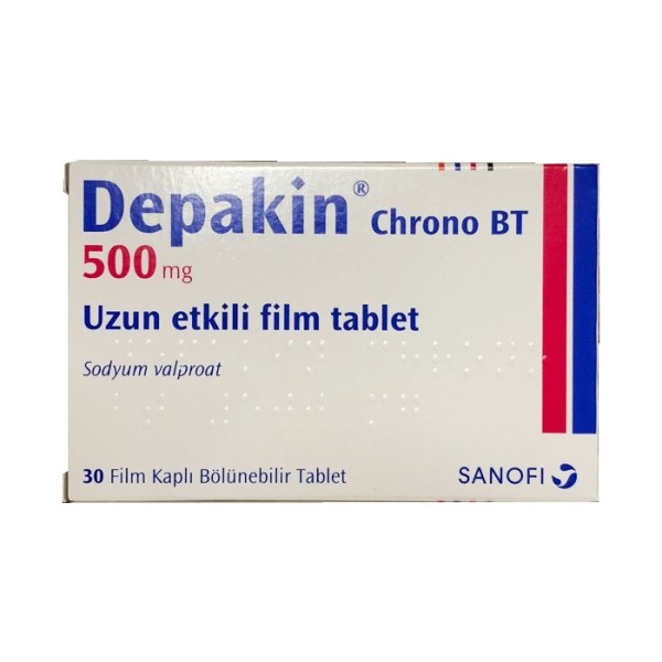 Thuốc trị động kinh Depakine Chrono BT 500mg (30 viên/hộp)