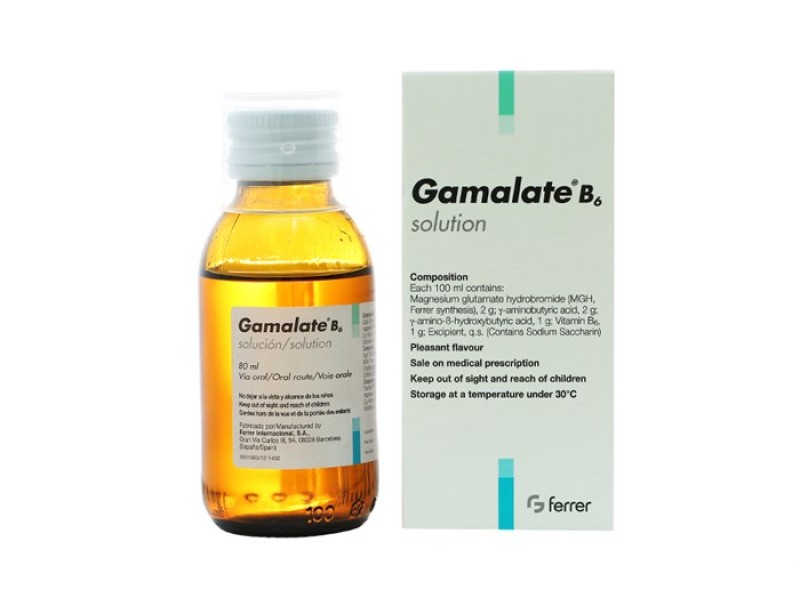 Siro trị suy nhược thần kinh Gamalate B6 (80ml)