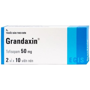 Thuốc điều trị bệnh rối loạn tâm thần Grandaxin 50mg (2 vỉ x 10 viên/hộp)