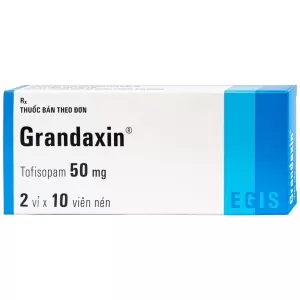 Grandaxin 50mg (2 vỉ x 10 viên/hộp)