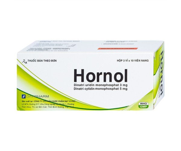 Thuốc trị đau thần kinh, bệnh xương khớp do thần kinh Hornol (3 vỉ x 10 viên/hộp)