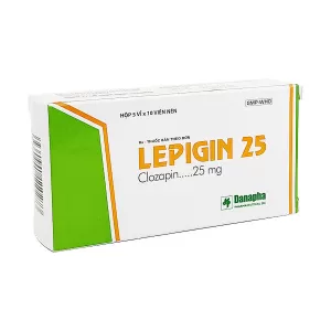 Lepigin 25 (5 vỉ x 10 viên/hộp)
