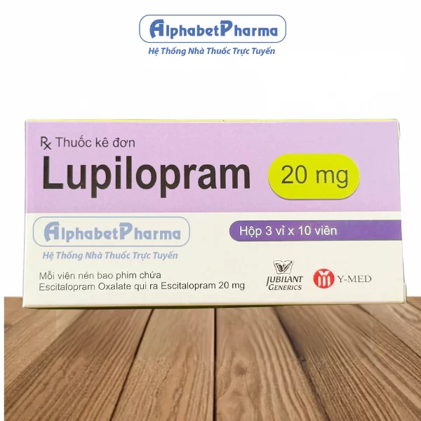 Lupilopram 20mg (3 blisters x 10 tablets/box)