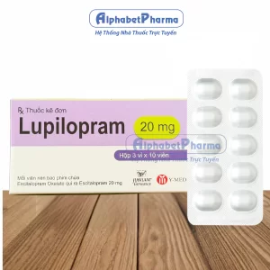 Thuốc trị trầm cảm và rối loạn lo âu Lupilopram 20mg (3 vỉ x 10 viên/hộp)