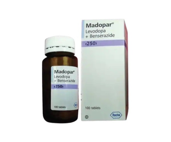 Thuốc trị Parkinson Madopar 250mg (100 viên/chai)