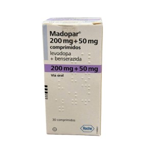 Thuốc trị Parkinson Madopar 200mg+50mg (30 viên/chai)