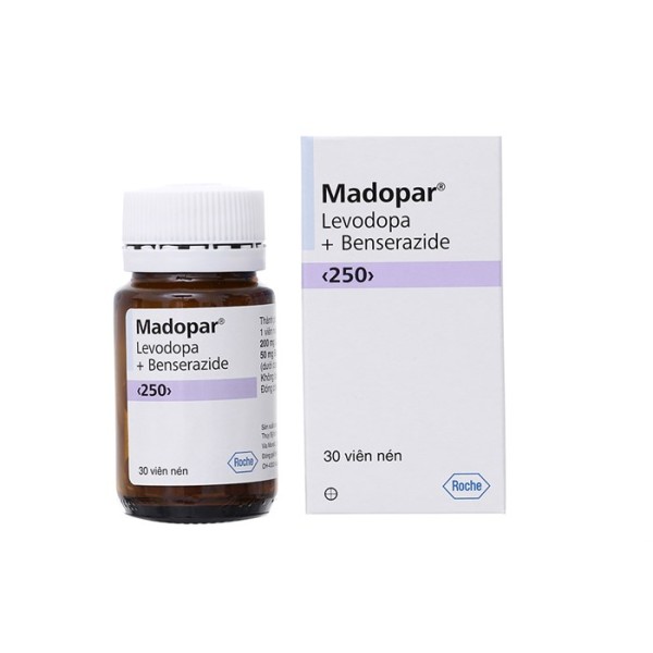Thuốc trị Parkinson Madopar 250mg (30 viên/chai)